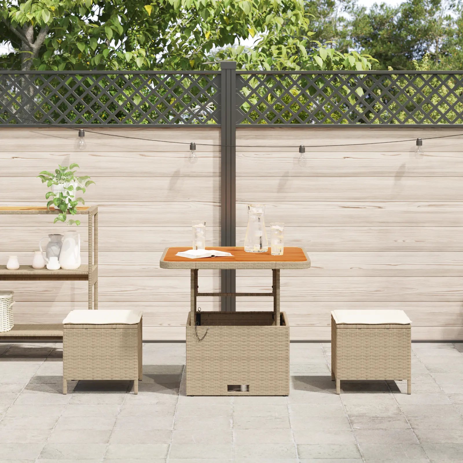 mobilier de jardin résistant aux intempéries