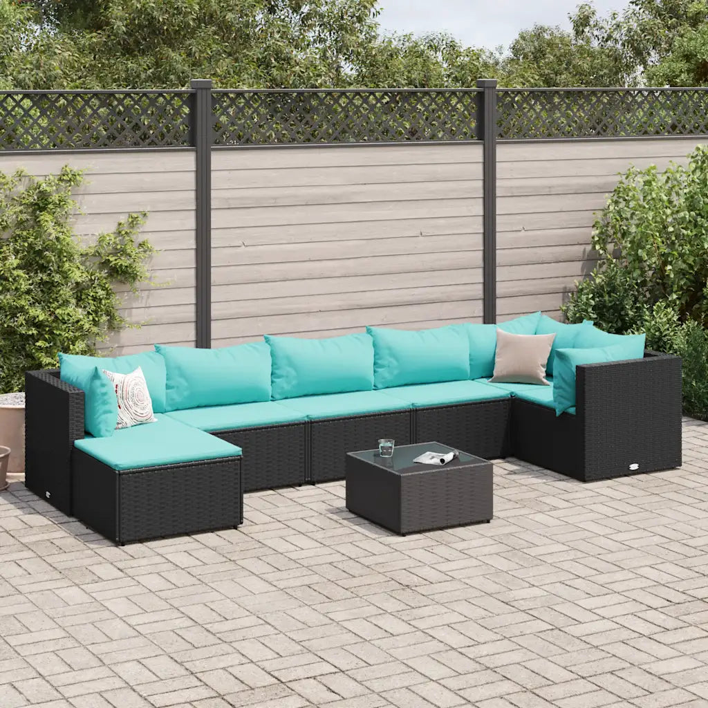 un Salon de ardin 8 Places modulable et disponible en 4 coloris.