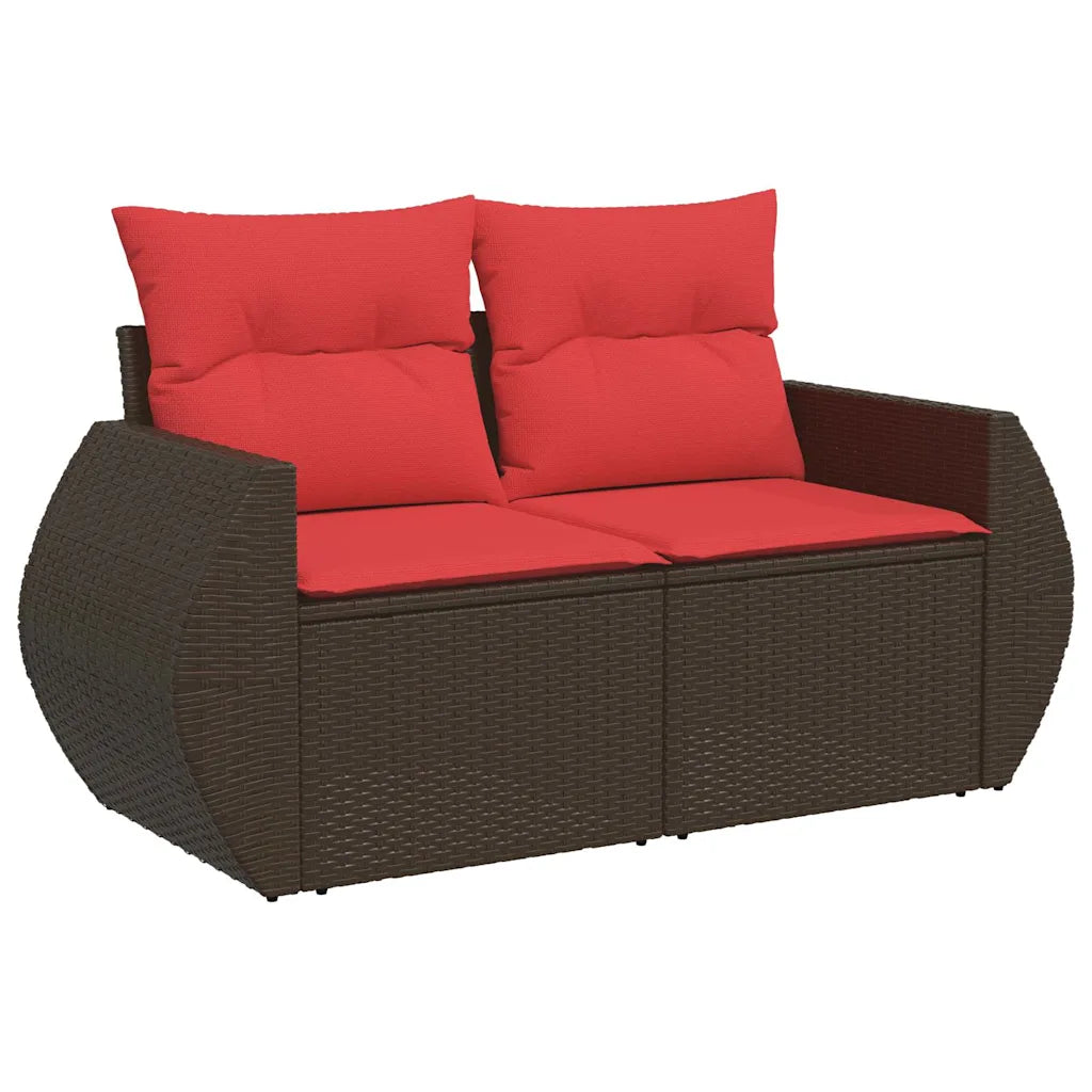 Un ensemble de Salon de Jardin en Rotin moderne et pas cher. Disponible en 4 coloris.