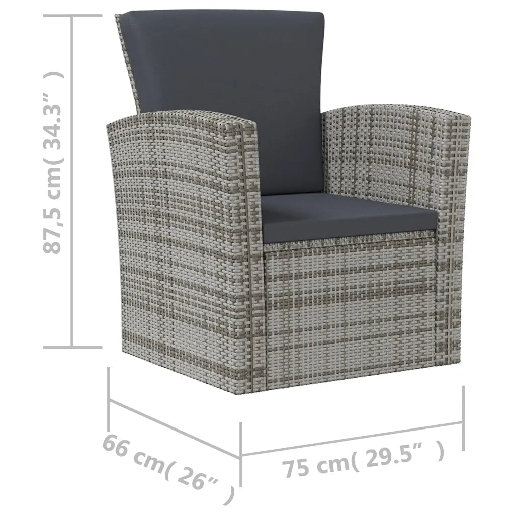 Fauteuil Acapulco vue de côté montrant accoudoirs 72cm hauteur et assise ergonomique