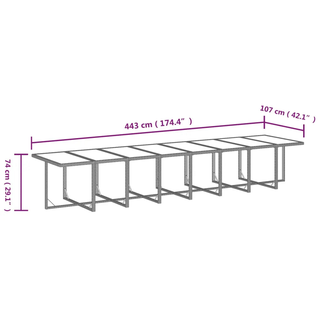 Plan technique de la table