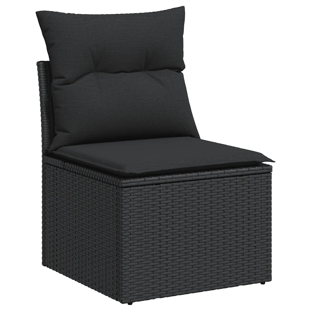 gros plan sur le rotin PE noir tressé montrant la texture