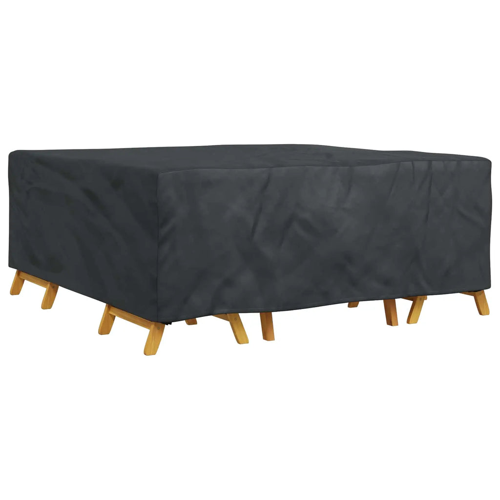 Housse de protection pliée et rangée en tissu 210D noir avec sac de rangement