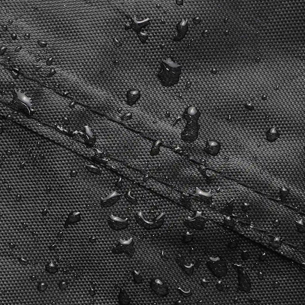 Détail du tissu imperméable et résistant aux UV de la housse pour mobilier outdoor
