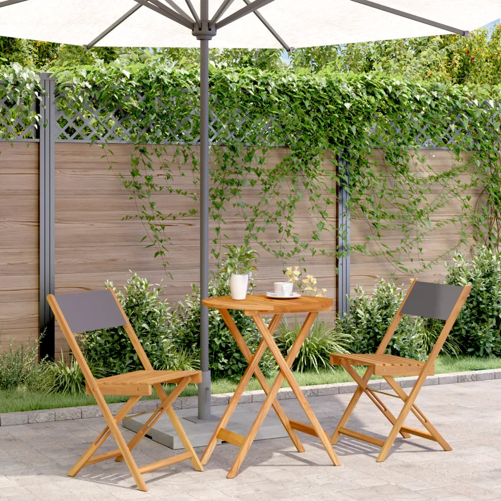 Petit Salon de Jardin avec dossier anthracite