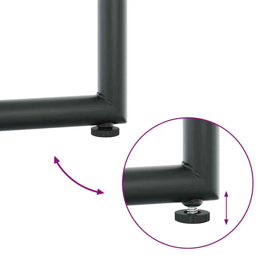 structure en acier du tabouret montrant la finition anticorrosion
