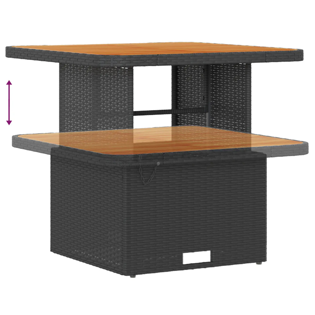 set repas terrasse avec table carrée et deux chaises