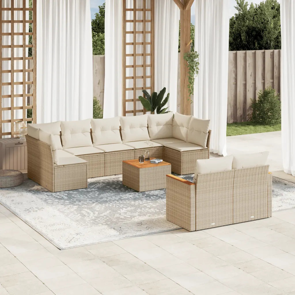 Un Salon de Jardin pour 10 personne ultra confortable et résistant.