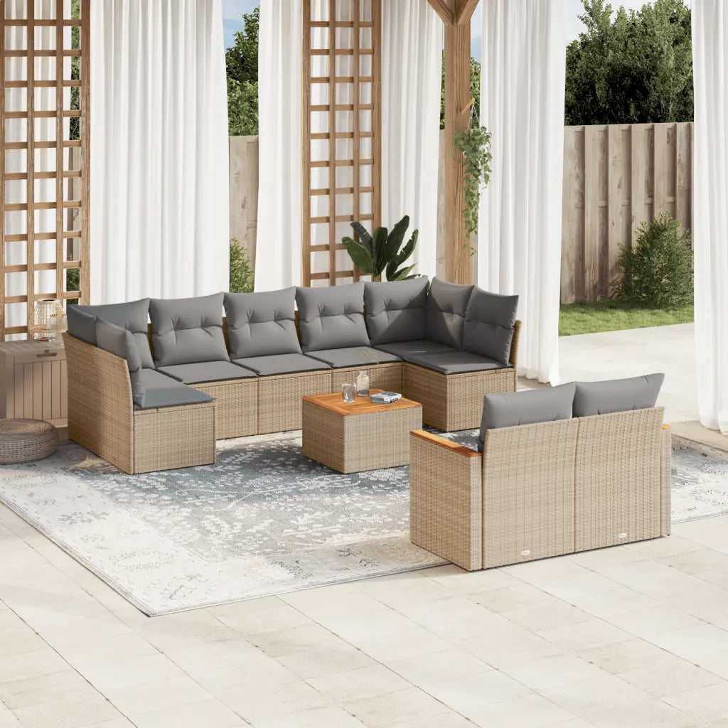 Un Salon de Jardin pour 10 personne ultra confortable et résistant.