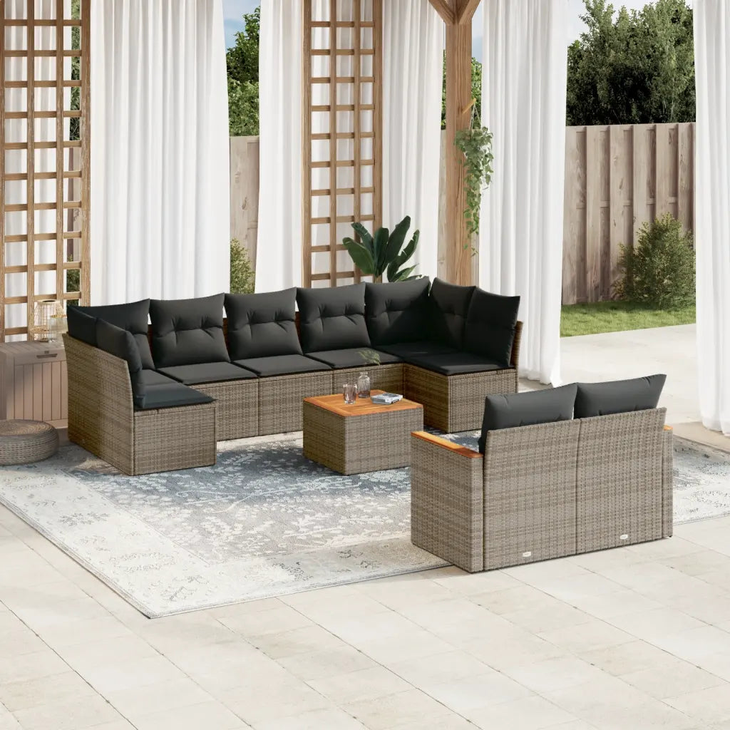 Un Salon de Jardin pour 10 personne ultra confortable et résistant.