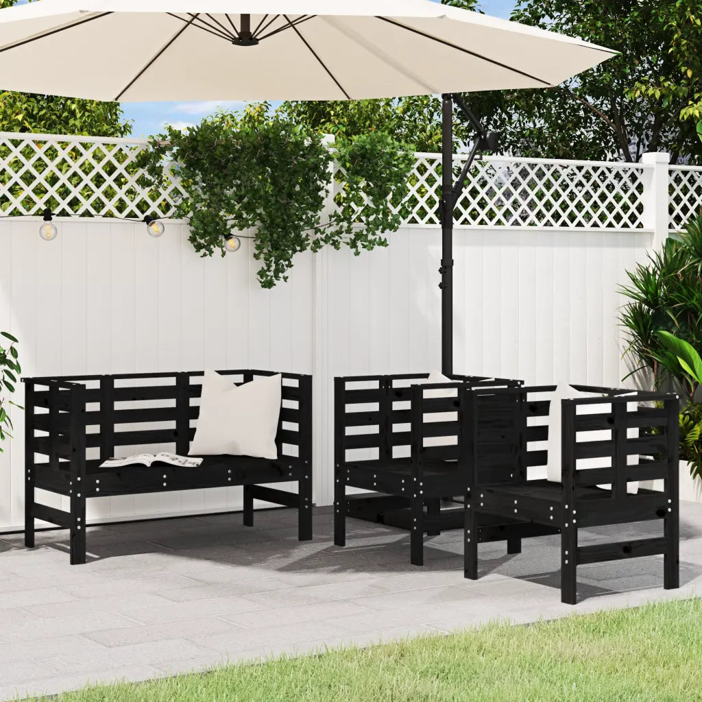 Salon de Jardin en Pin Noir