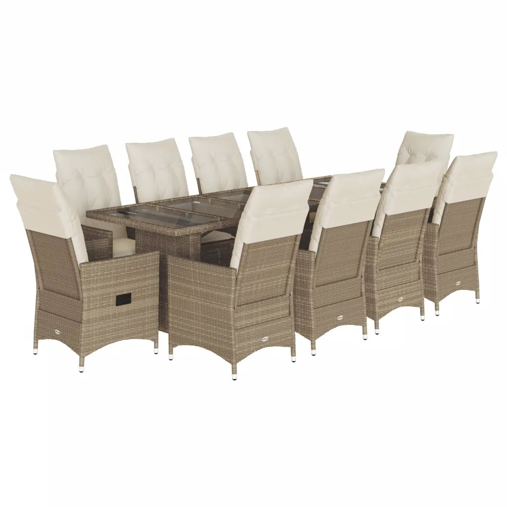 ensemble complet présenté sur une terrasse de jardin moderne