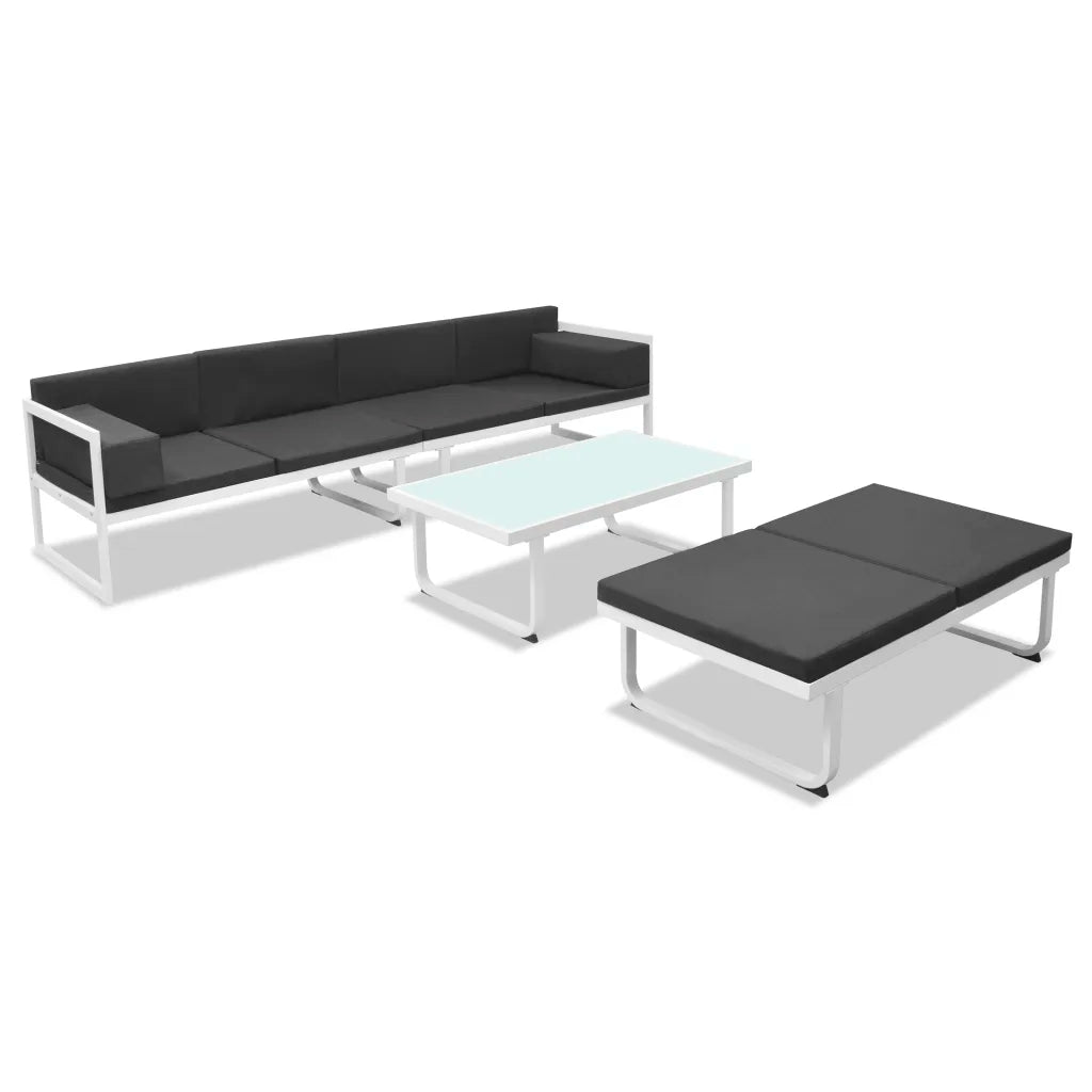 Salon de Jardin Aluminium Modulaire