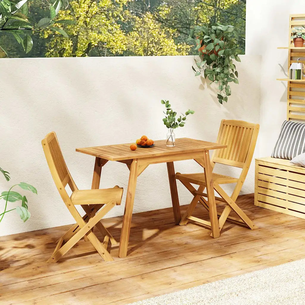 Un Salon de Jardin en Bois Massif élégant.