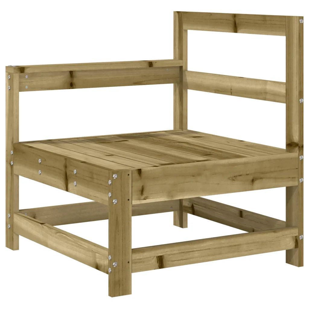 Un Salon de Jardin en Pin modulable, pratique et imposant.