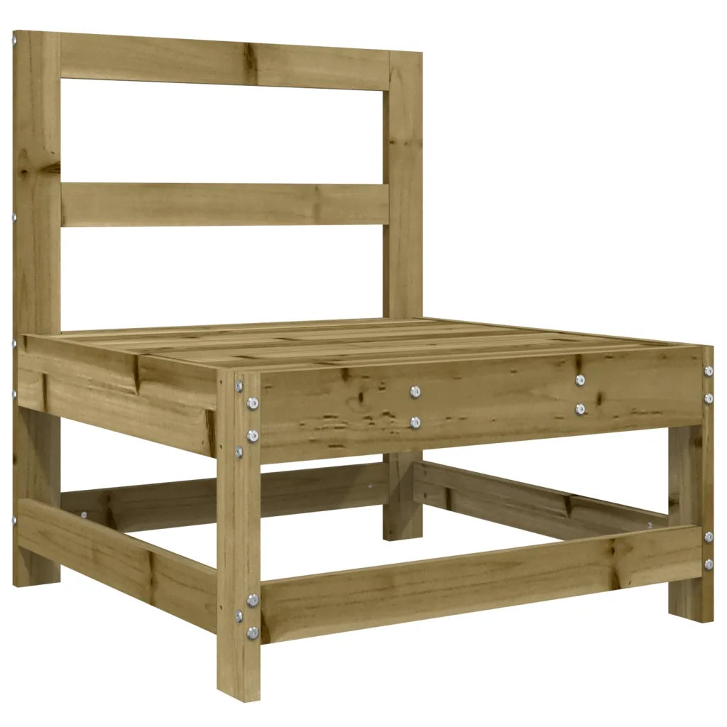 Un Salon de Jardin en Pin modulable, pratique et imposant.