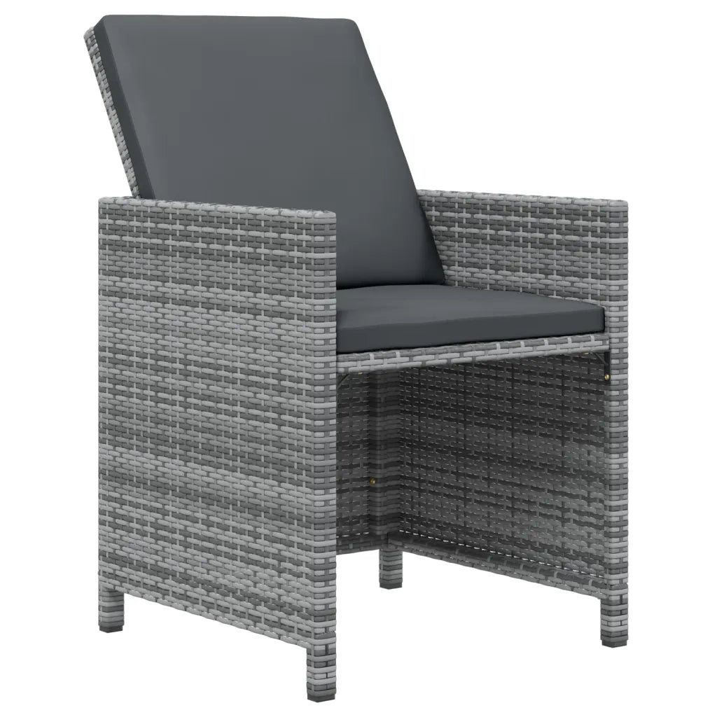 Chaise empilée/rangée (vue de côté)