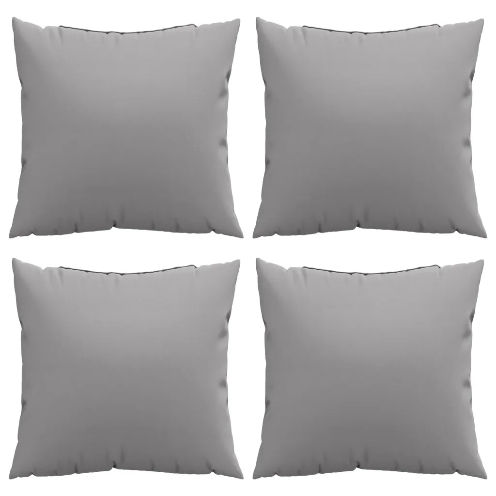 un Set de Coussins gris pour Salon de Jardin