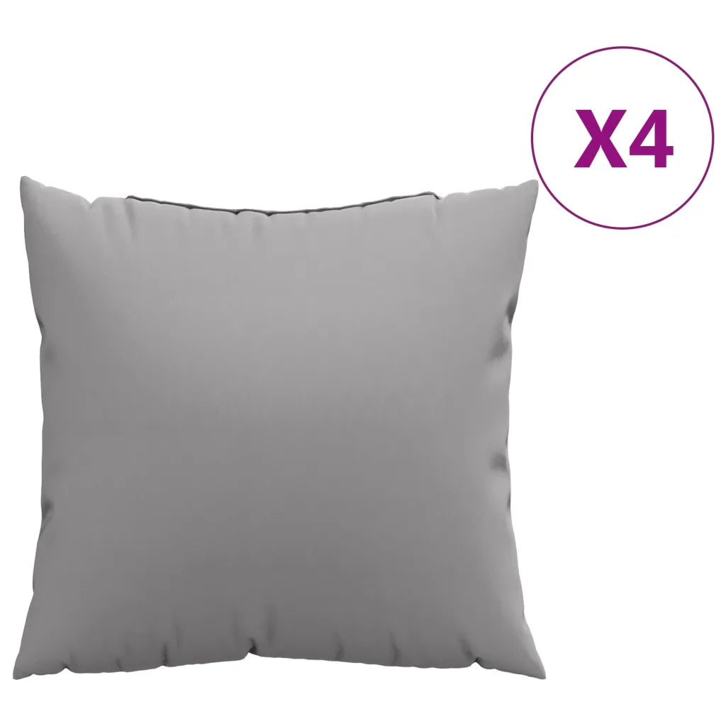 un Set de Coussins gris pour Salon de Jardin