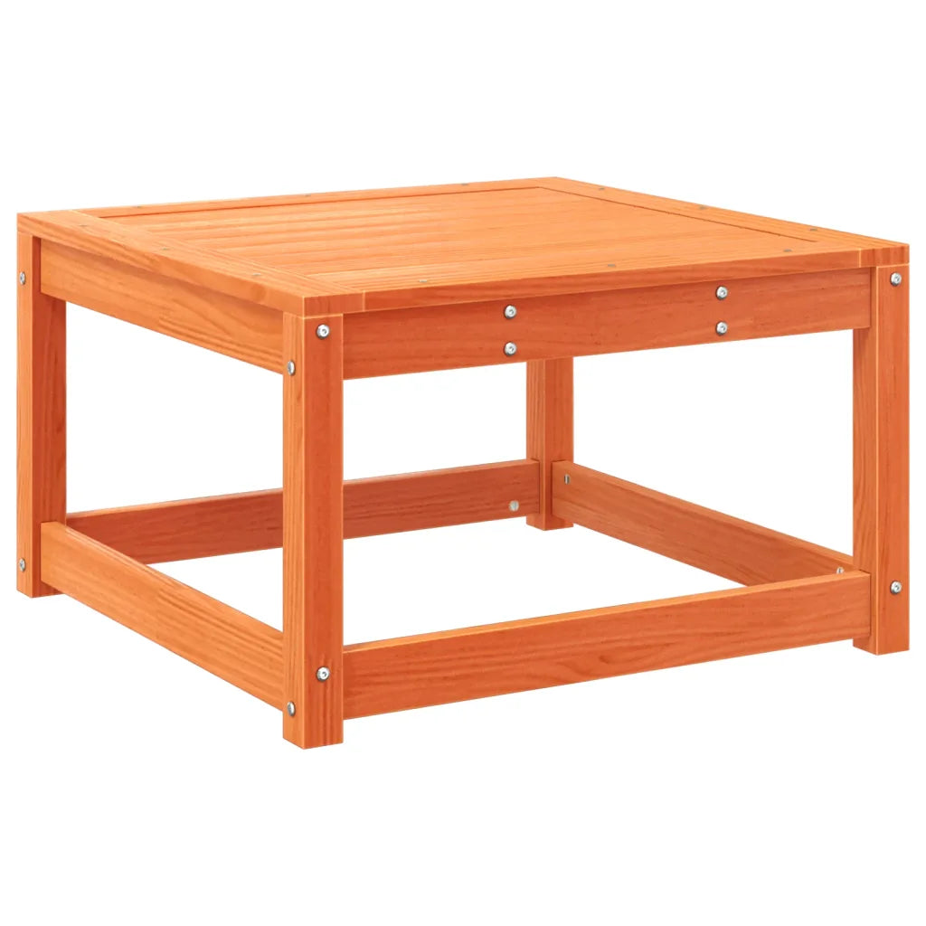 Gros plan sur la table de cet ensemble de Salon de Jardin 5 Places